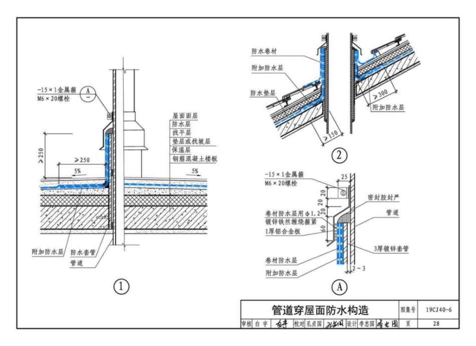 19CJ40-6_建筑防水系统构造_六_参考图集_31-39.pdf_第1页