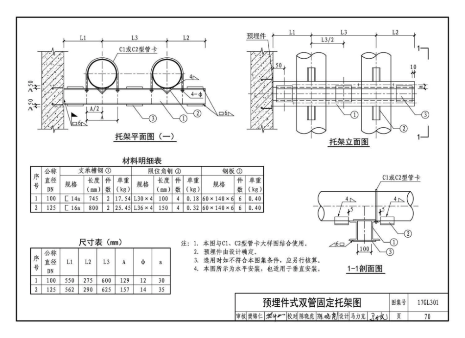 17GL301 综合管廊给水、再生水管道安装_76-100.pdf_第1页