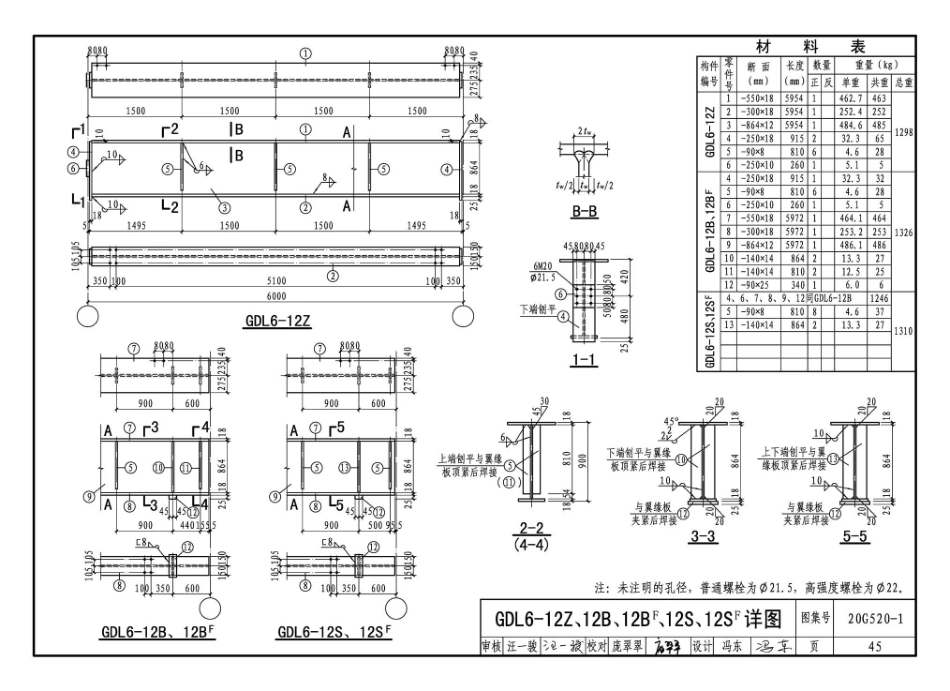 20G520-1_2_2020年合订本_钢吊车梁_6m_9m__51-100.pdf_第1页