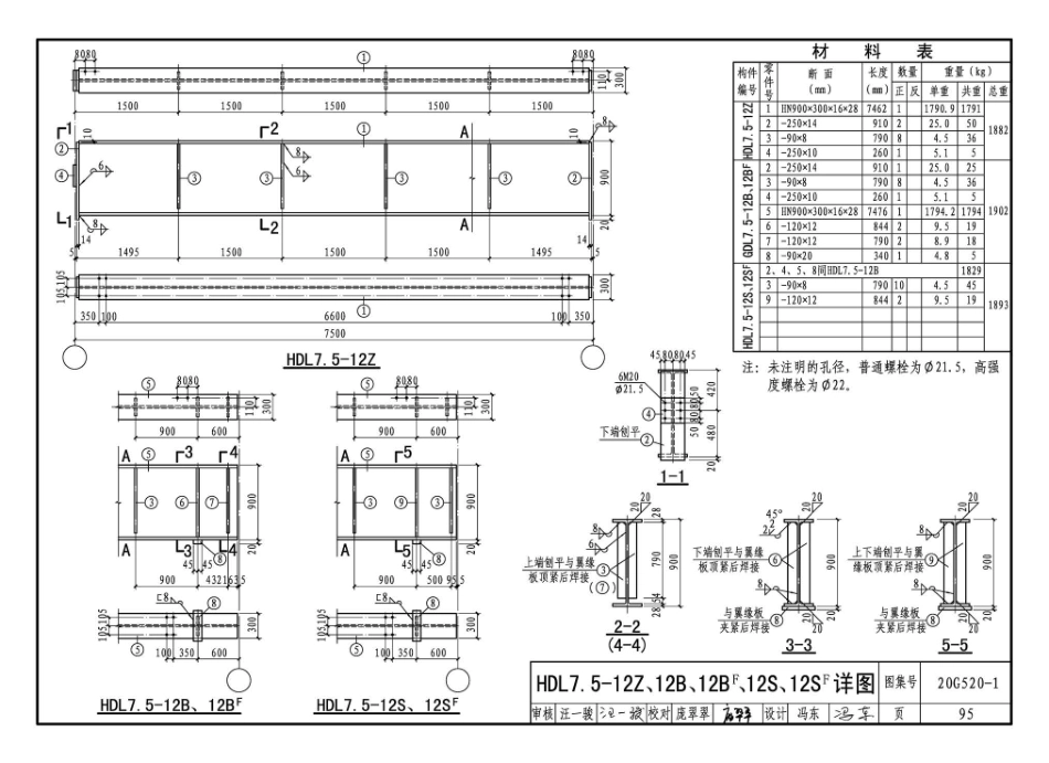 20G520-1_2_2020年合订本_钢吊车梁_6m_9m__101-150.pdf_第1页