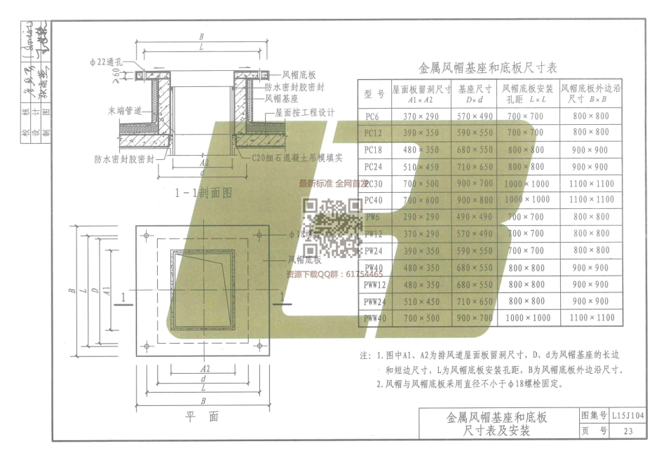 L15J104 山东省住宅厨房卫生间防火型变压式排风道_25-32.pdf_第1页