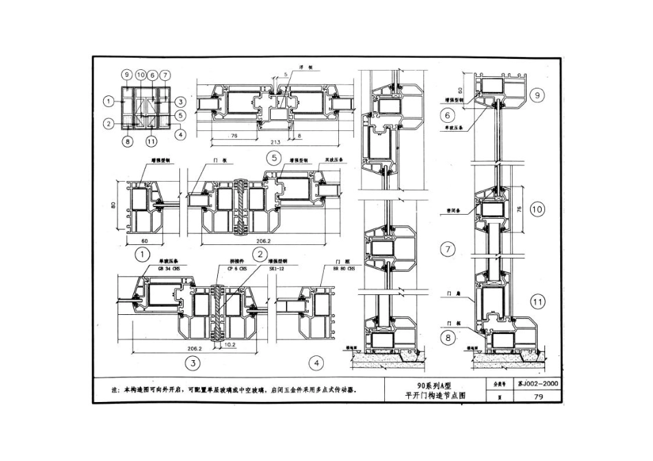 苏J002-2000 塑料门窗图集_81-109.pdf_第1页