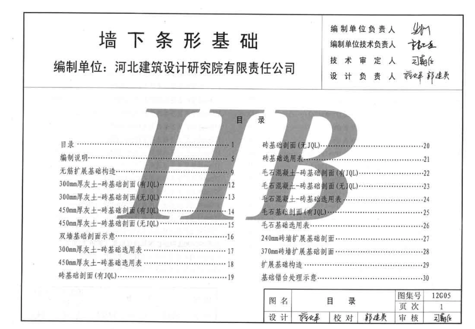 规范标准整理：冀---12g05墙下条形基础.pdf_第2页