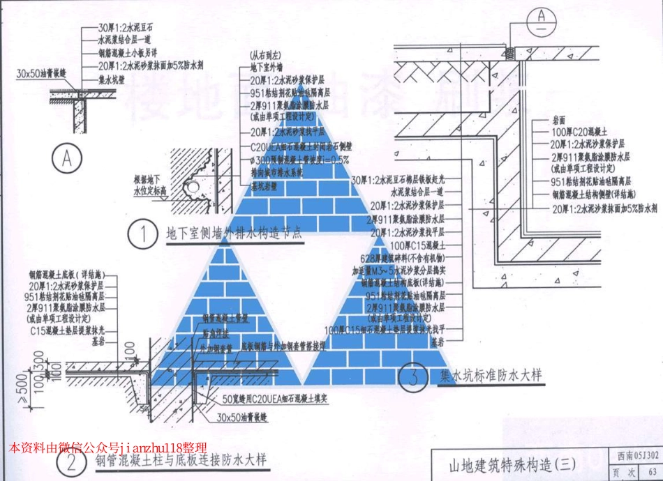 西南地区建筑标准设计通用图(西南J合订本1)_301-360.pdf_第2页