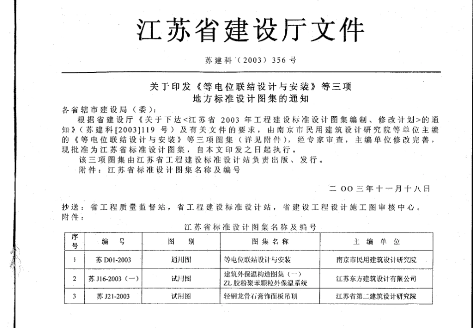 规范标准整理：苏J16-2003(一) 建筑外保温构造图集（一） ZL胶粉聚苯颗粒外保温系统.pdf_第2页