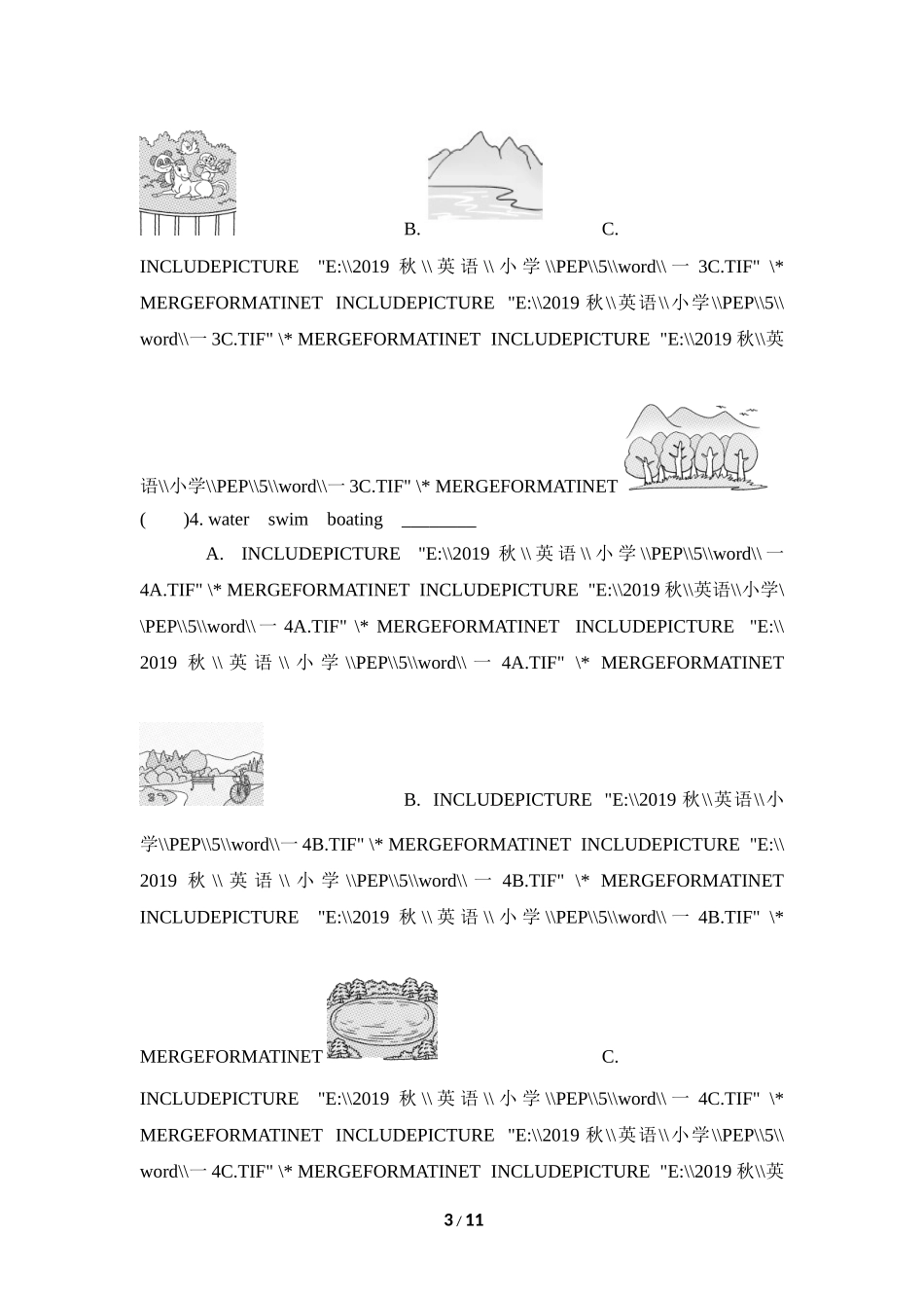 【人教版英语小学五年级上册】新型题突破卷.doc_第3页