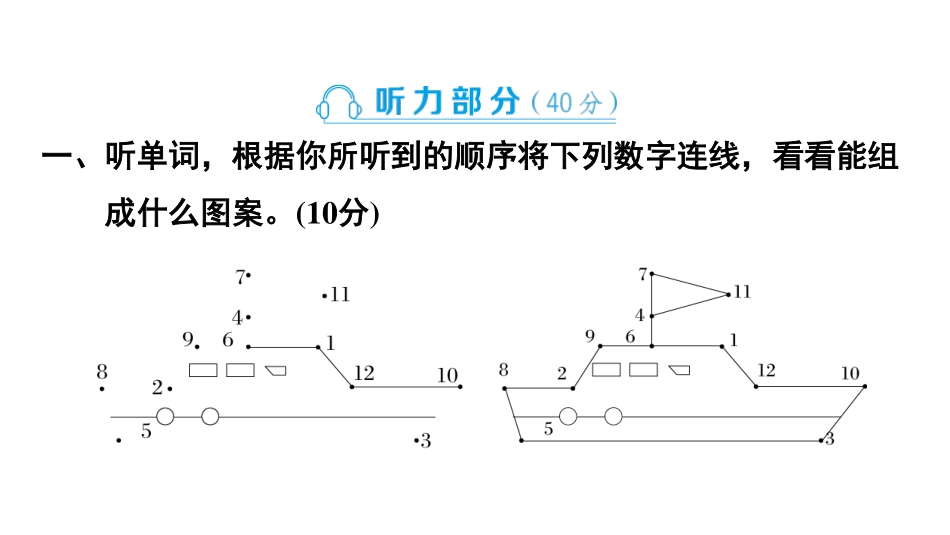 【外研版英语小学三年级上册】Unit 4能力达标卷A卷答案.pdf_第2页