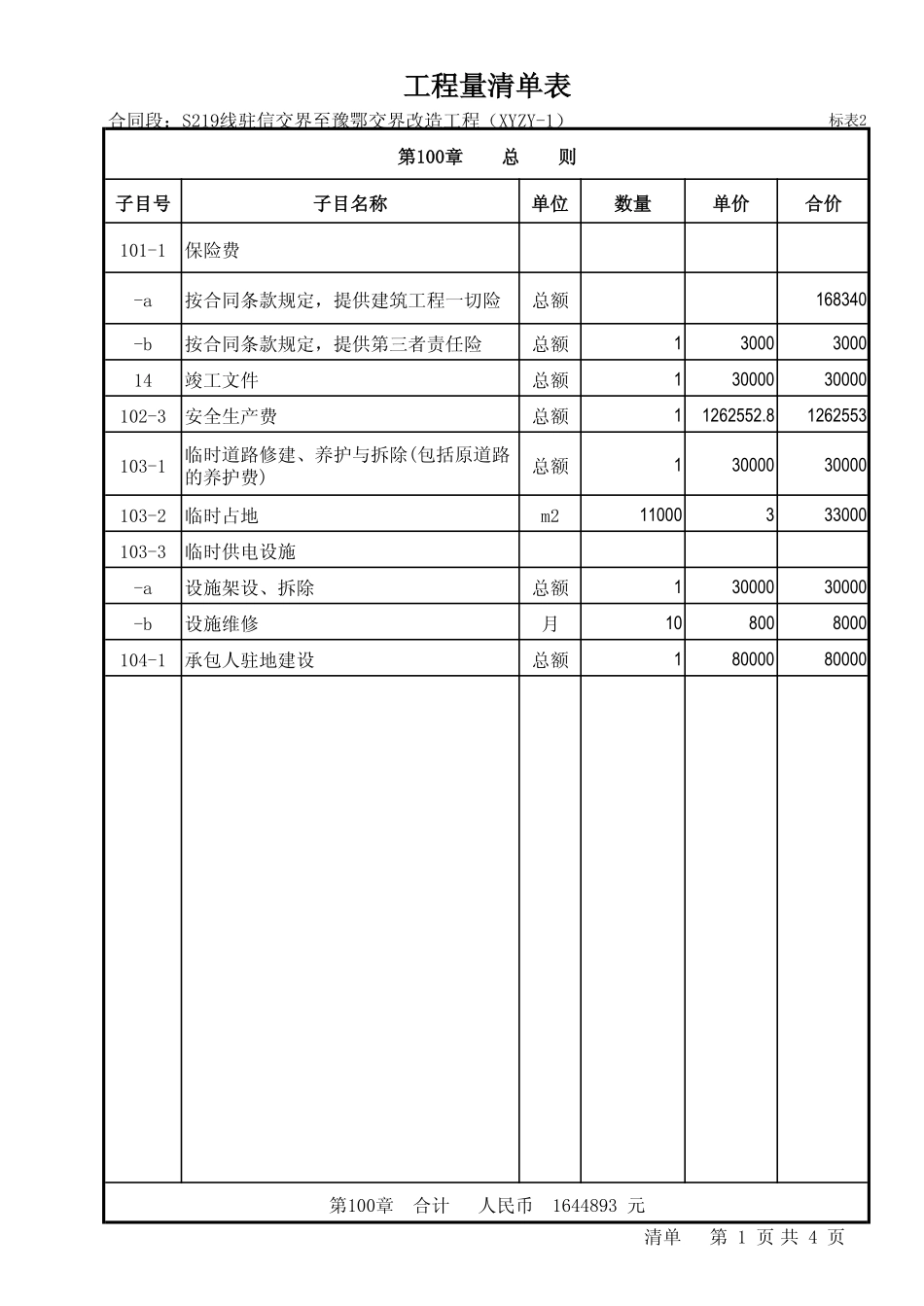 20131021113321工程量清单表-1.pdf_第1页