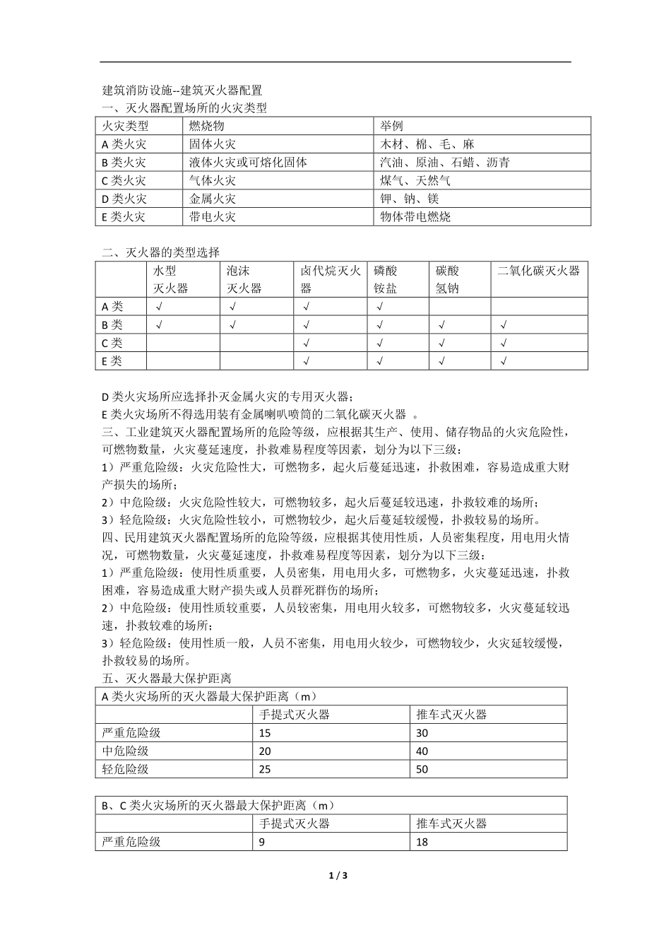 一级消防工程师 综合  专题规范讲解 （26）专题十五建筑灭火器配置1.pdf_第1页