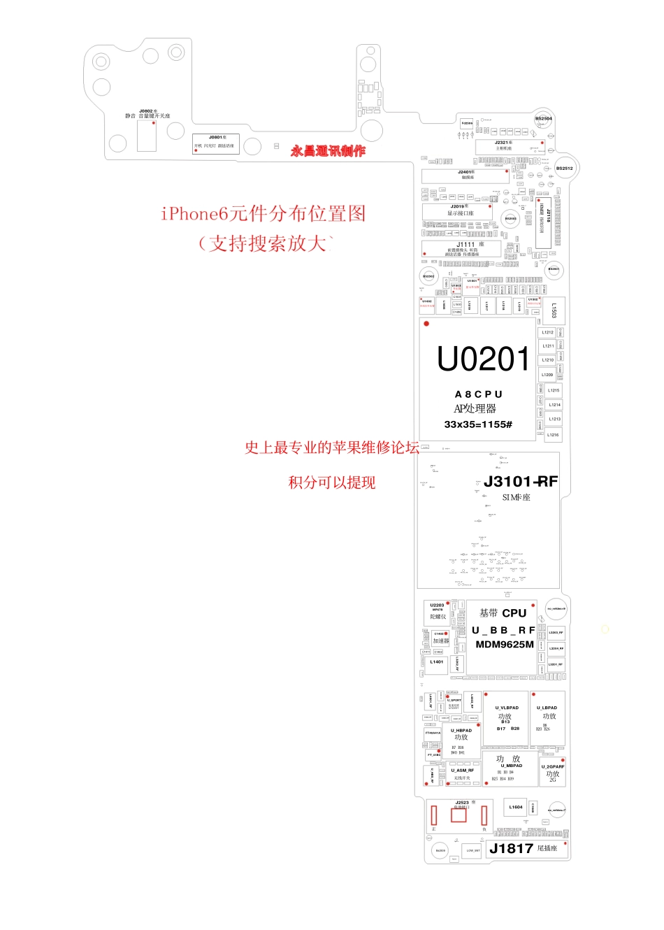 iphone6 -4.7元件分布图.PDF_第2页