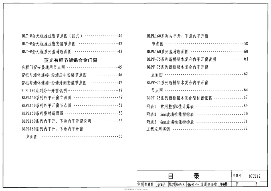 07CJ12 节能铝合金门窗-蓝光系列 (1).pdf_第2页