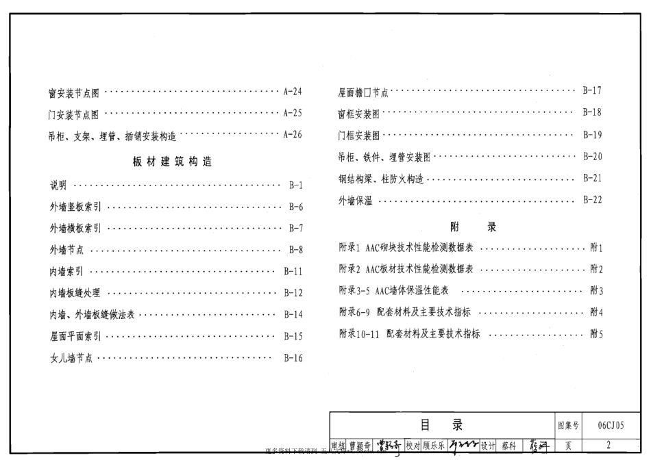 06CJ05 蒸压轻质砂加气混凝土砌块和板材建筑构造.pdf_第2页