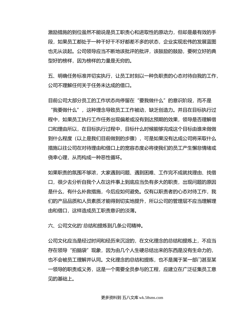 关于公司发展的几点建议.docx_第2页