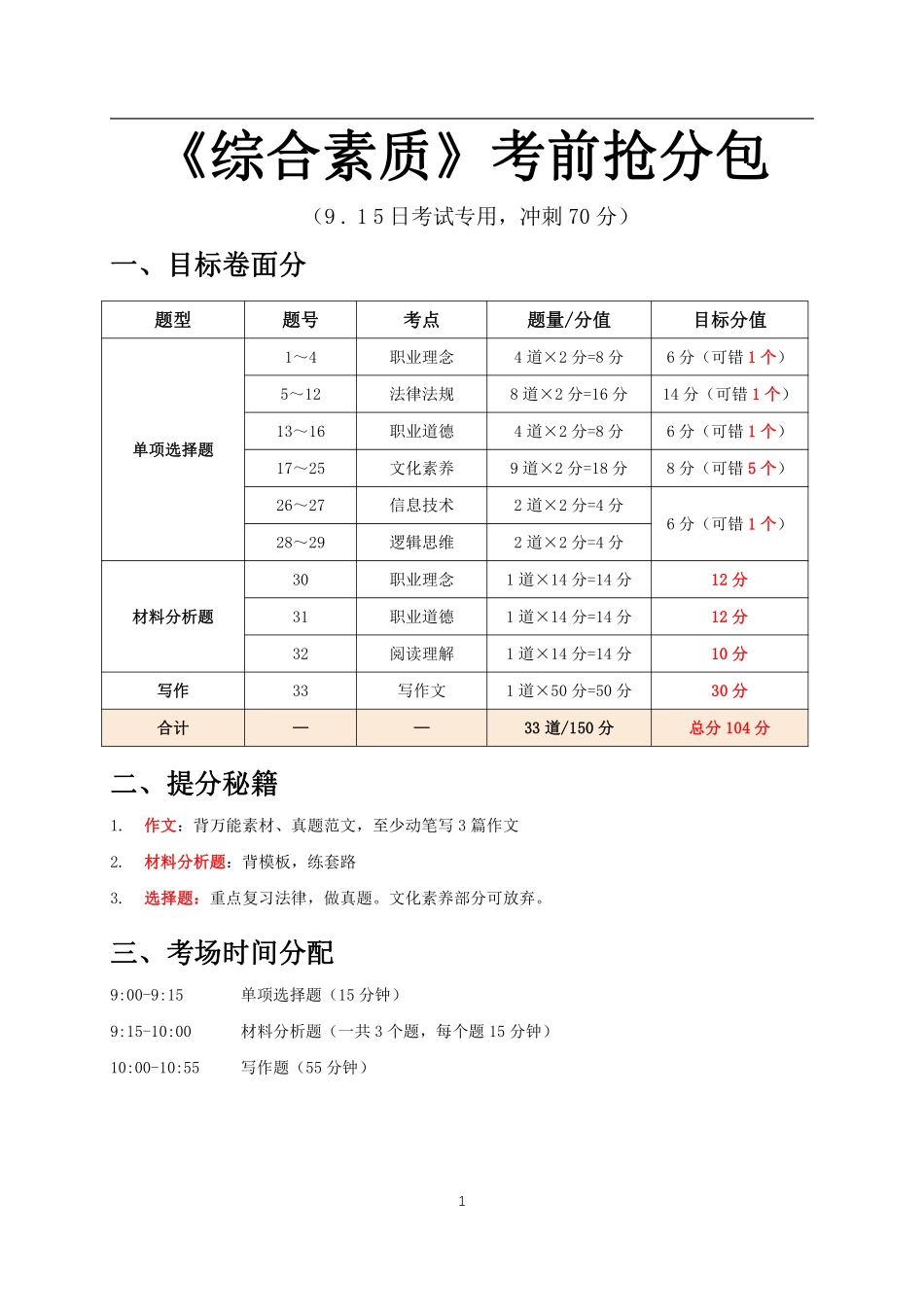 【全国教资笔试考试】【中小幼通用】科一抢分包.pdf_第1页