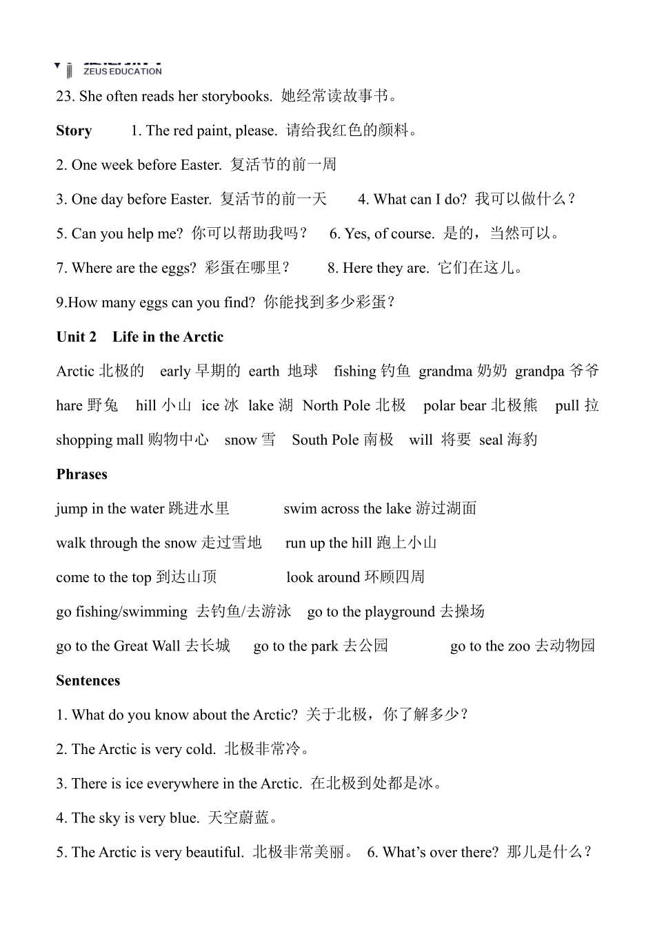 五年级下册英语剑桥Join in知识要点汇总.pdf_第3页