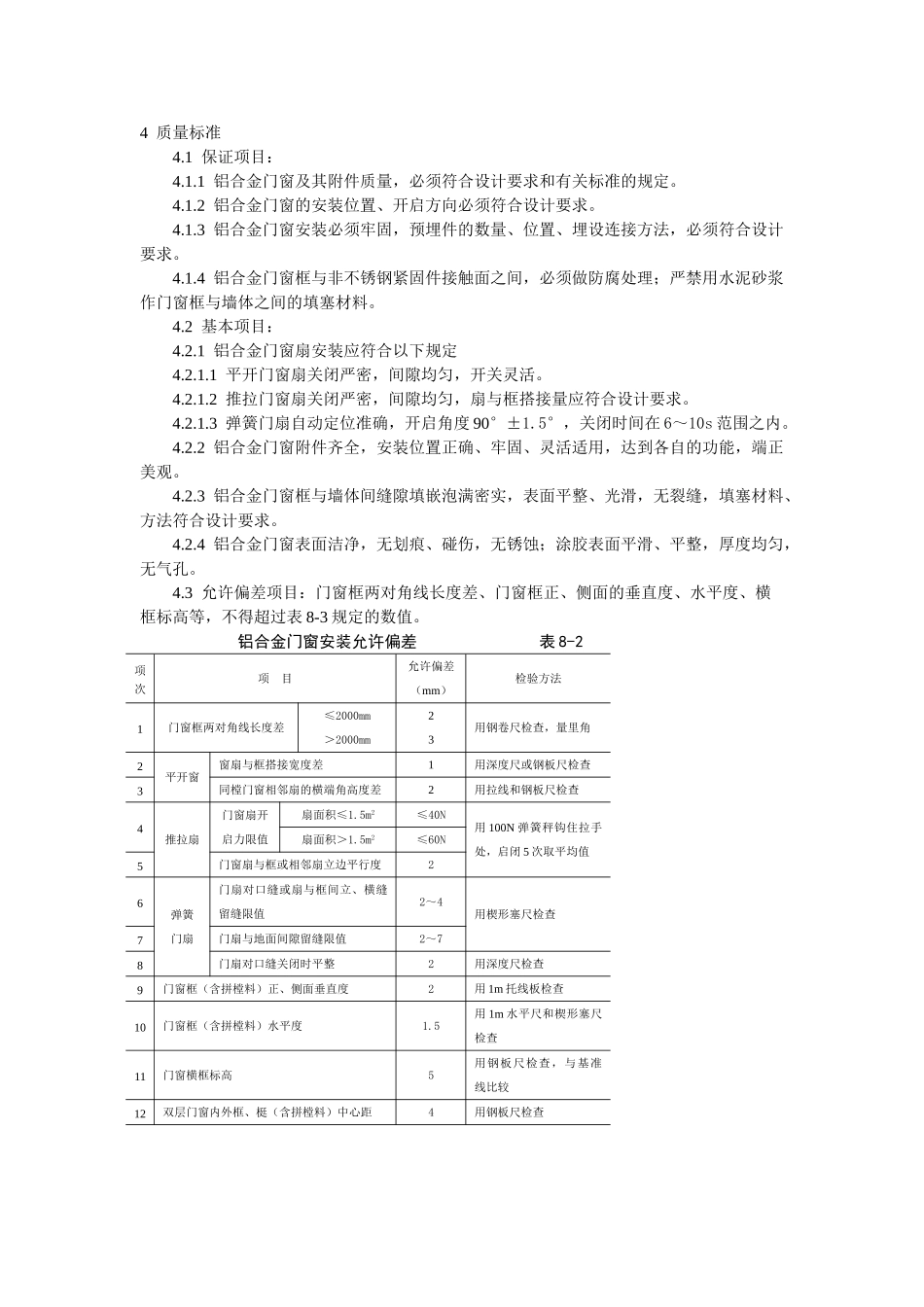 铝合金门窗安装工艺标准.doc_第3页