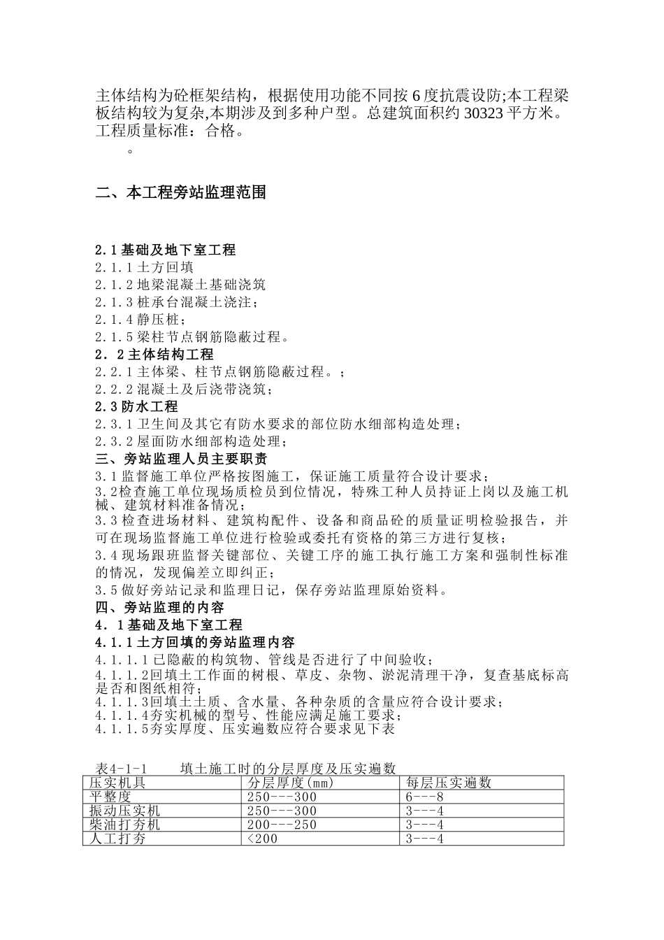 某住宅工程旁站监理方案.doc_第2页