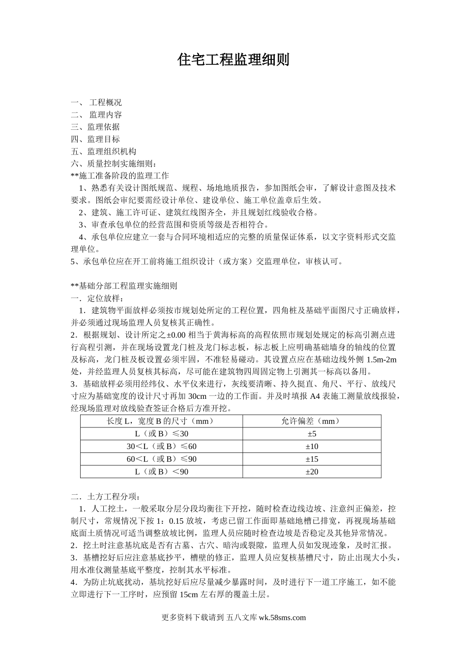 住宅工程监理细则.doc_第1页