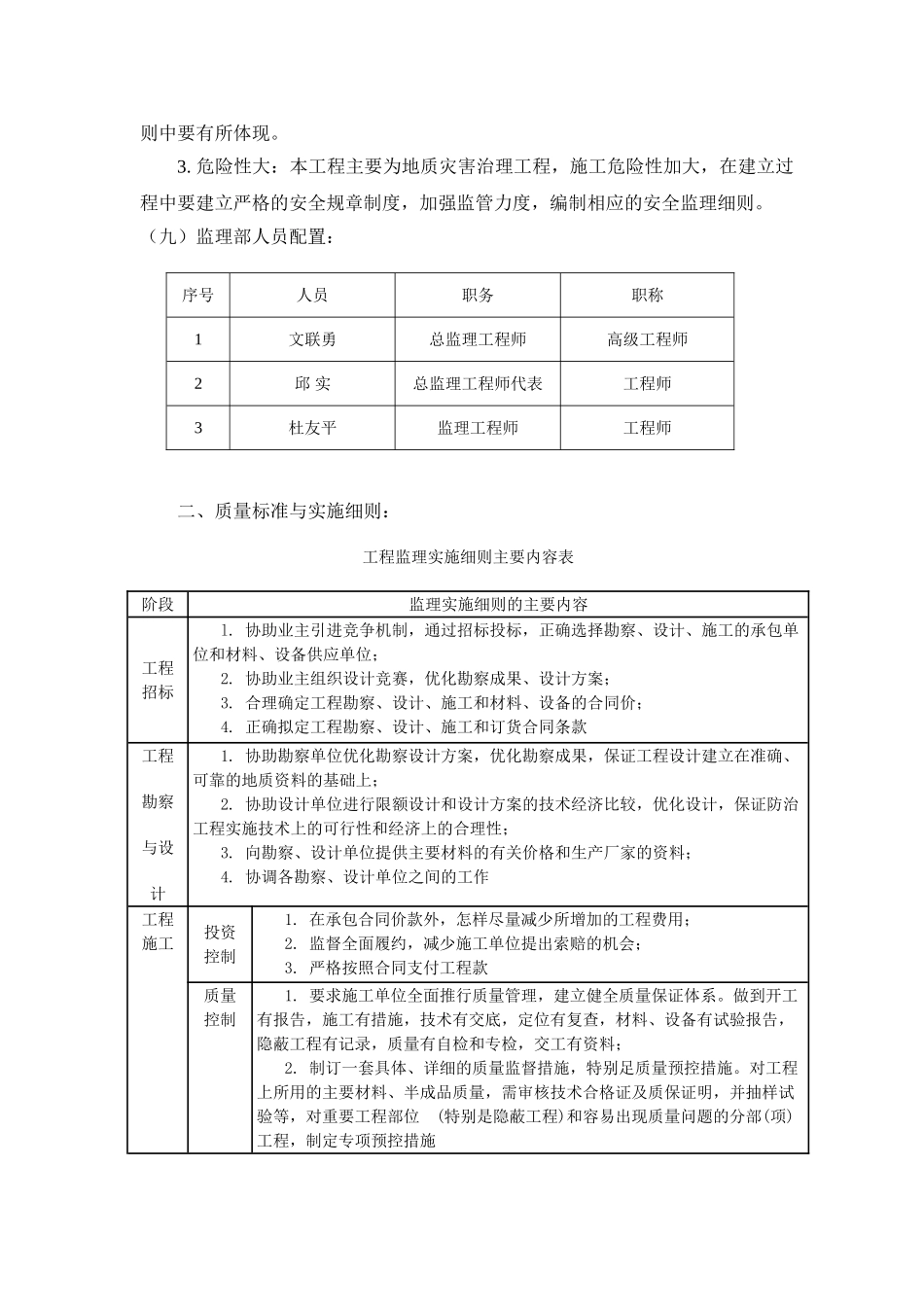 簸箕岩滑坡震后重大地质灾害治理工程监理细则.doc_第3页