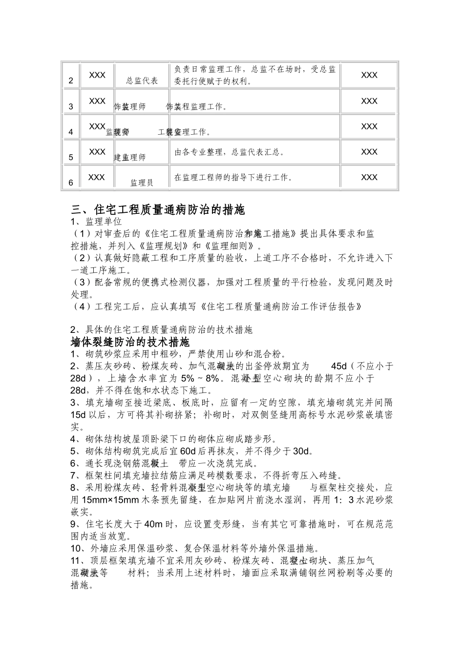 住宅工程质量通病防治监理实施细则.doc_第3页