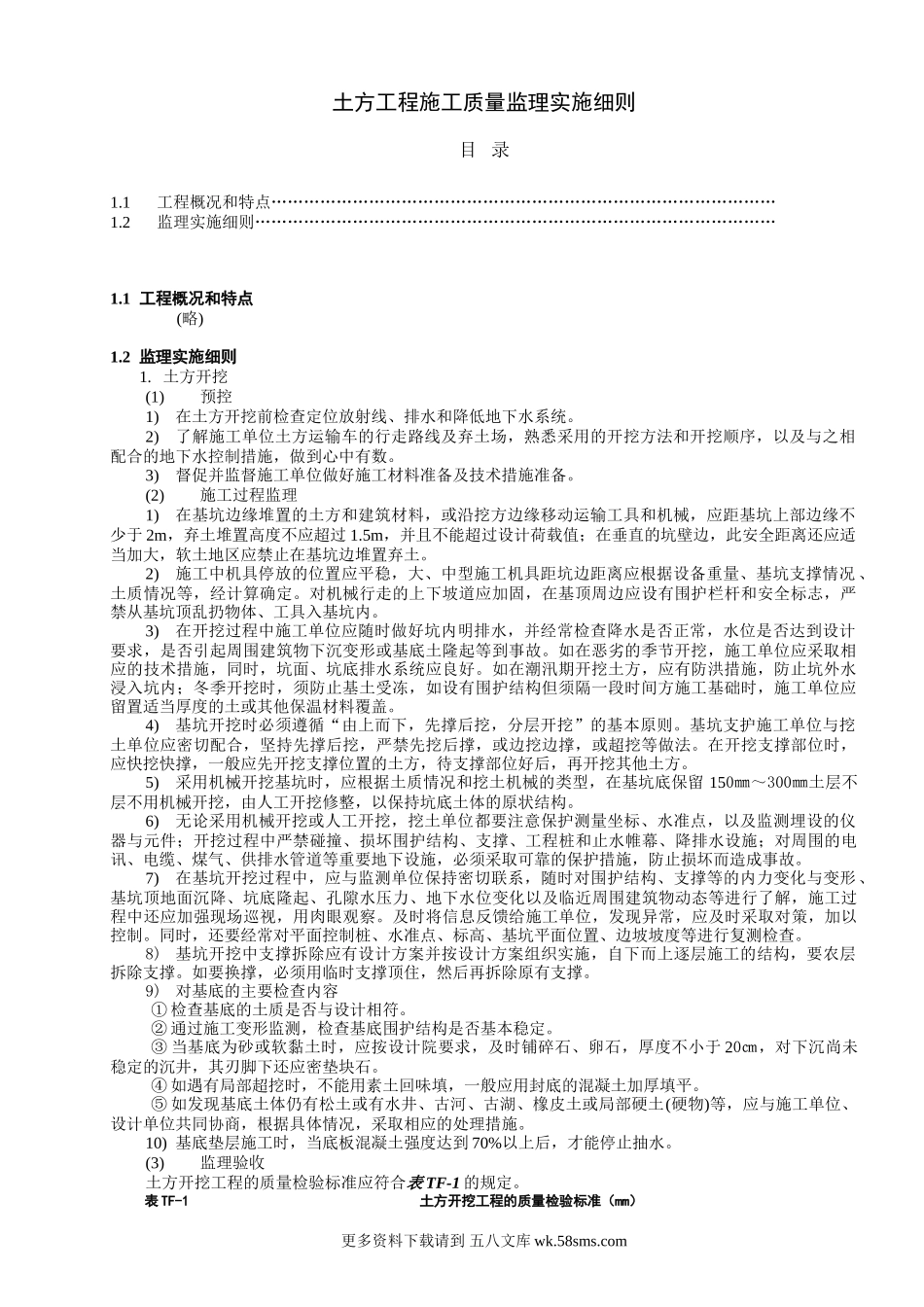 土方工程施工质量监理实施细则.doc_第3页