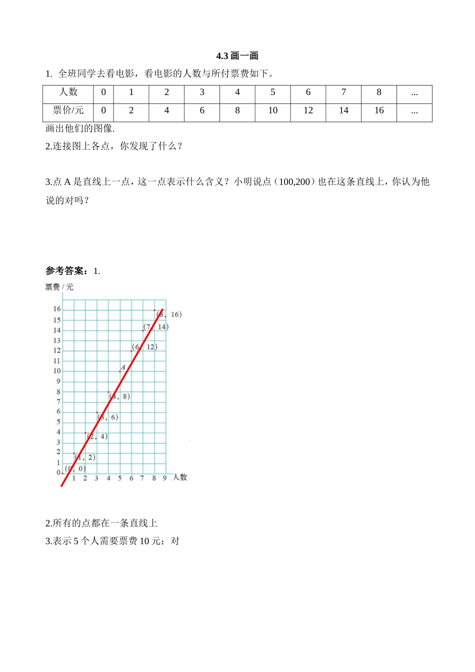 【北师大数学小学六年级下册】同步练习 4.3 画一画.doc_第2页