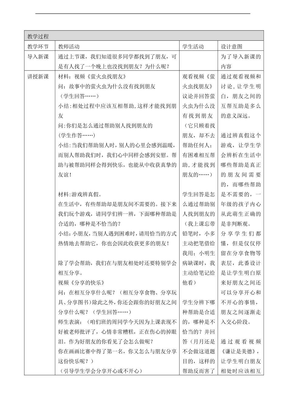 02、拉拉手 交朋友第二课时教案.doc_第2页