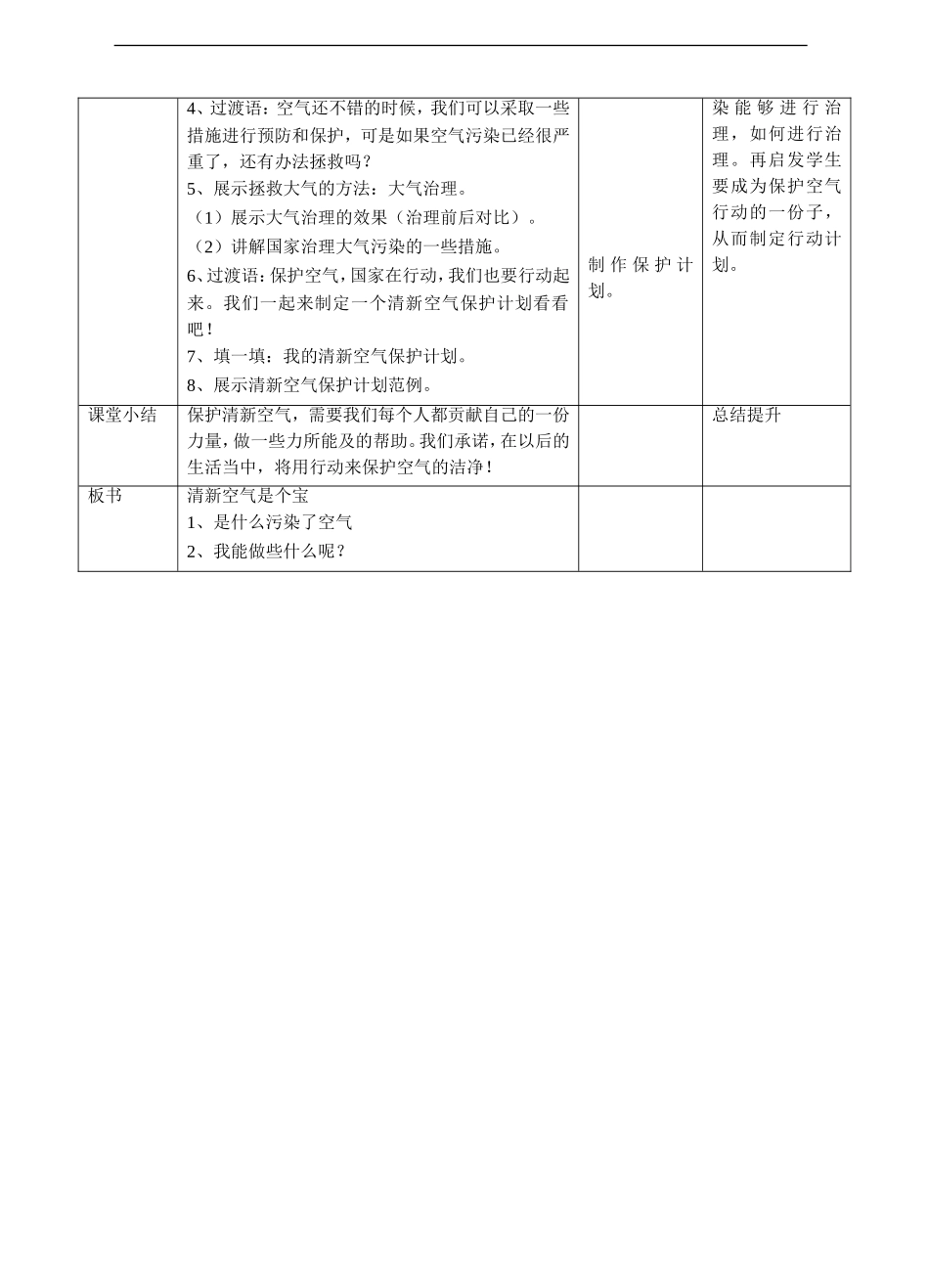 3.10清新空气是个宝 第二课时 教案.doc_第3页