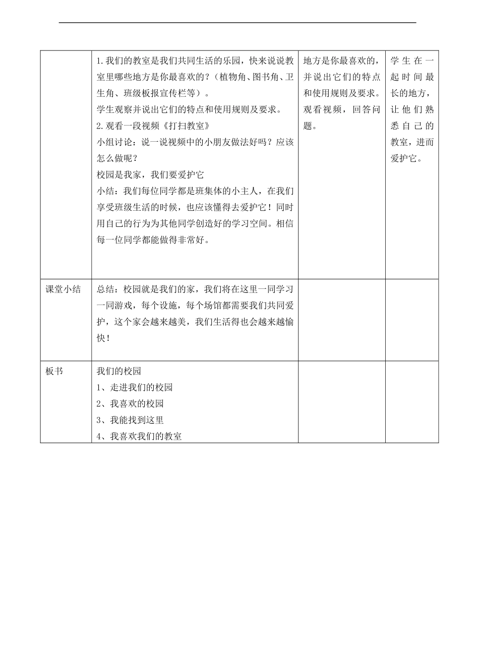 05、我们的校园第二课时教案.doc_第3页