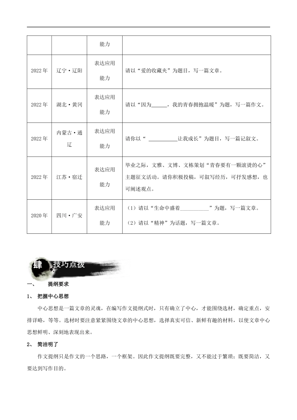 第05讲：国之栋梁——结构（讲解）-2023年中考语文记叙文写作必备满分技巧十讲（学生版）.docx_第2页