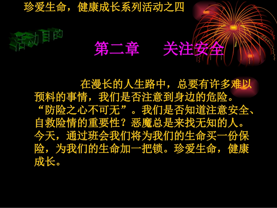 校园安全主题班会：生命诚可贵，安全大于天.ppt_第3页