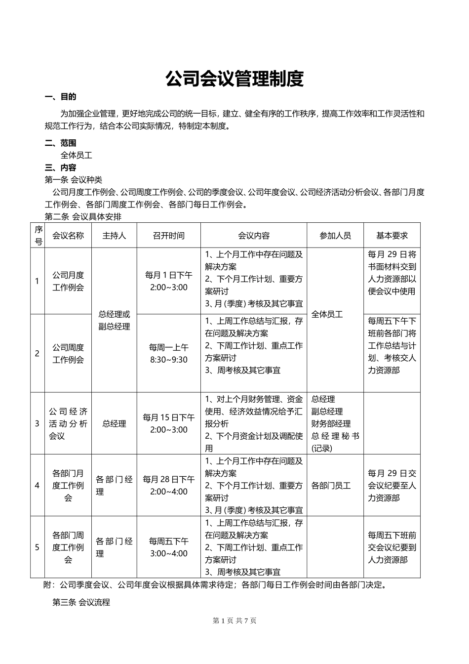 企业会议管理制度 (3).doc_第1页