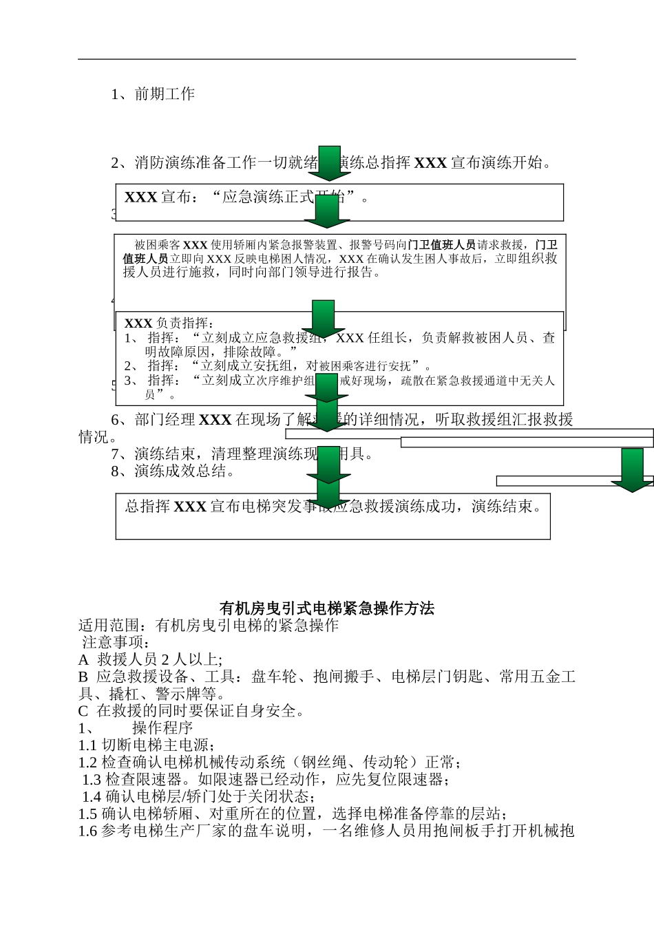006 电梯应急演练方案.doc_第3页
