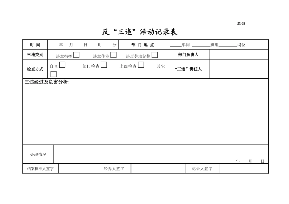 编号08 反“三违”活动记录台账.docx_第3页