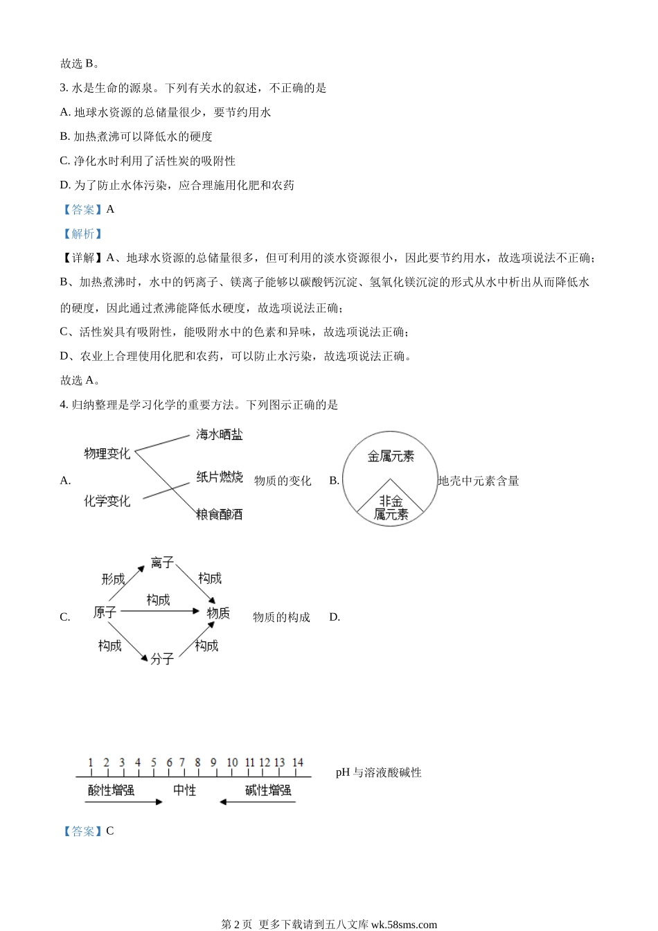 2022年内蒙古呼和浩特市中考化学真题（解析版）.docx_第2页