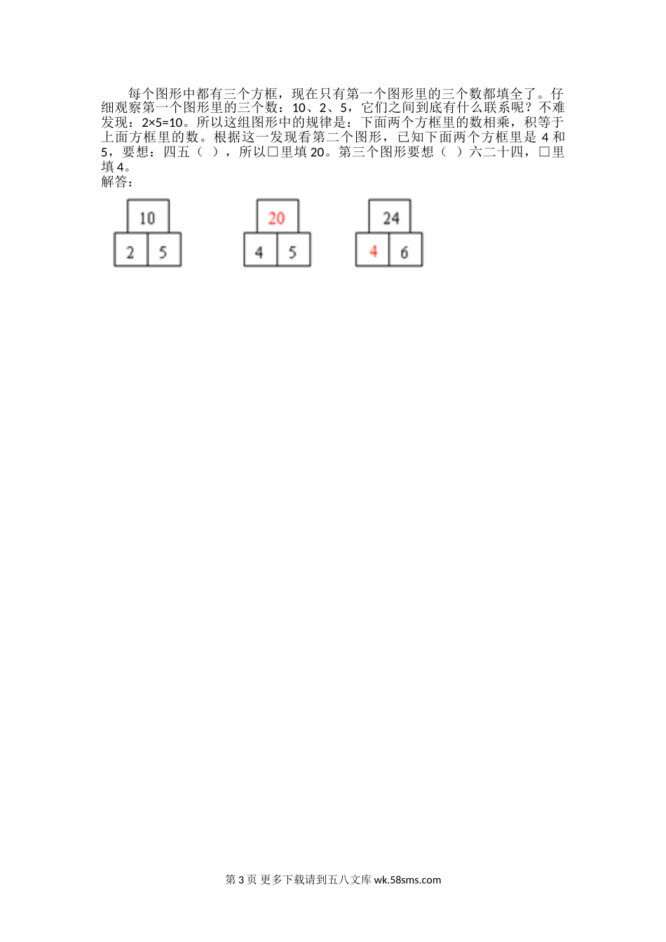 2021年苏教版二年级上册第三单元表内乘法（一）试题解析.doc_第3页