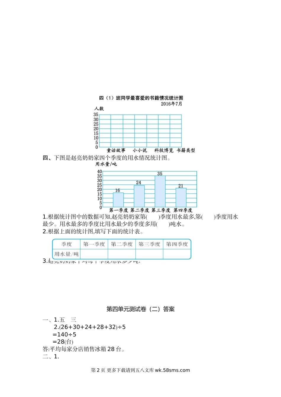 2021年苏教版四年级数学上第四单元测试题及答案一.doc_第2页