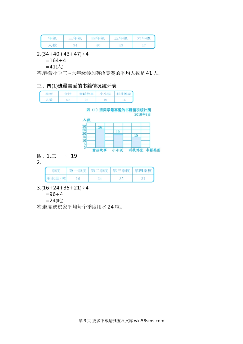 2021年苏教版四年级数学上第四单元测试题及答案一.doc_第3页