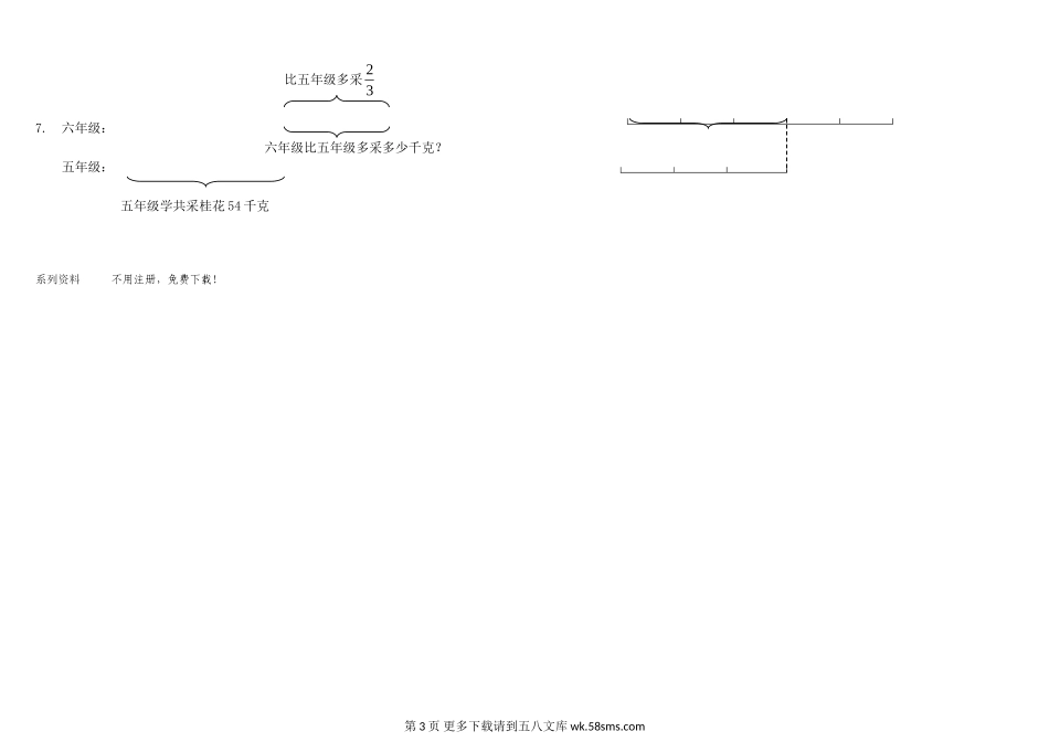 六年级数学上册第三单元分数乘法测试题.doc_第3页
