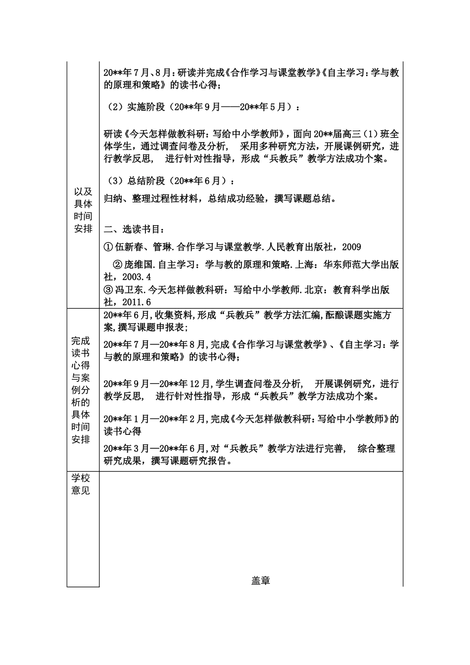 《高中数学“兵教兵”教学方法探究》课题申报表.doc_第3页