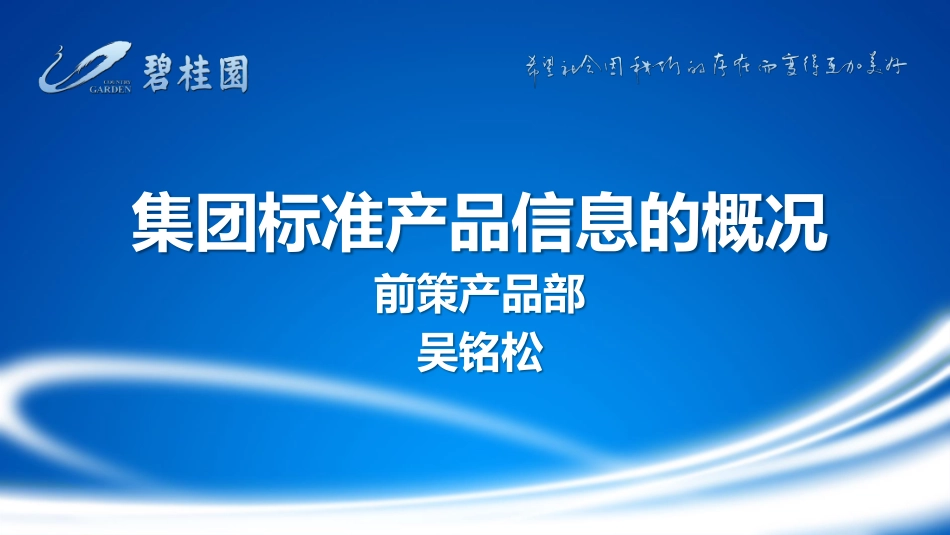 普法宣讲：5.集团标准产品信息的概况.pdf_第1页
