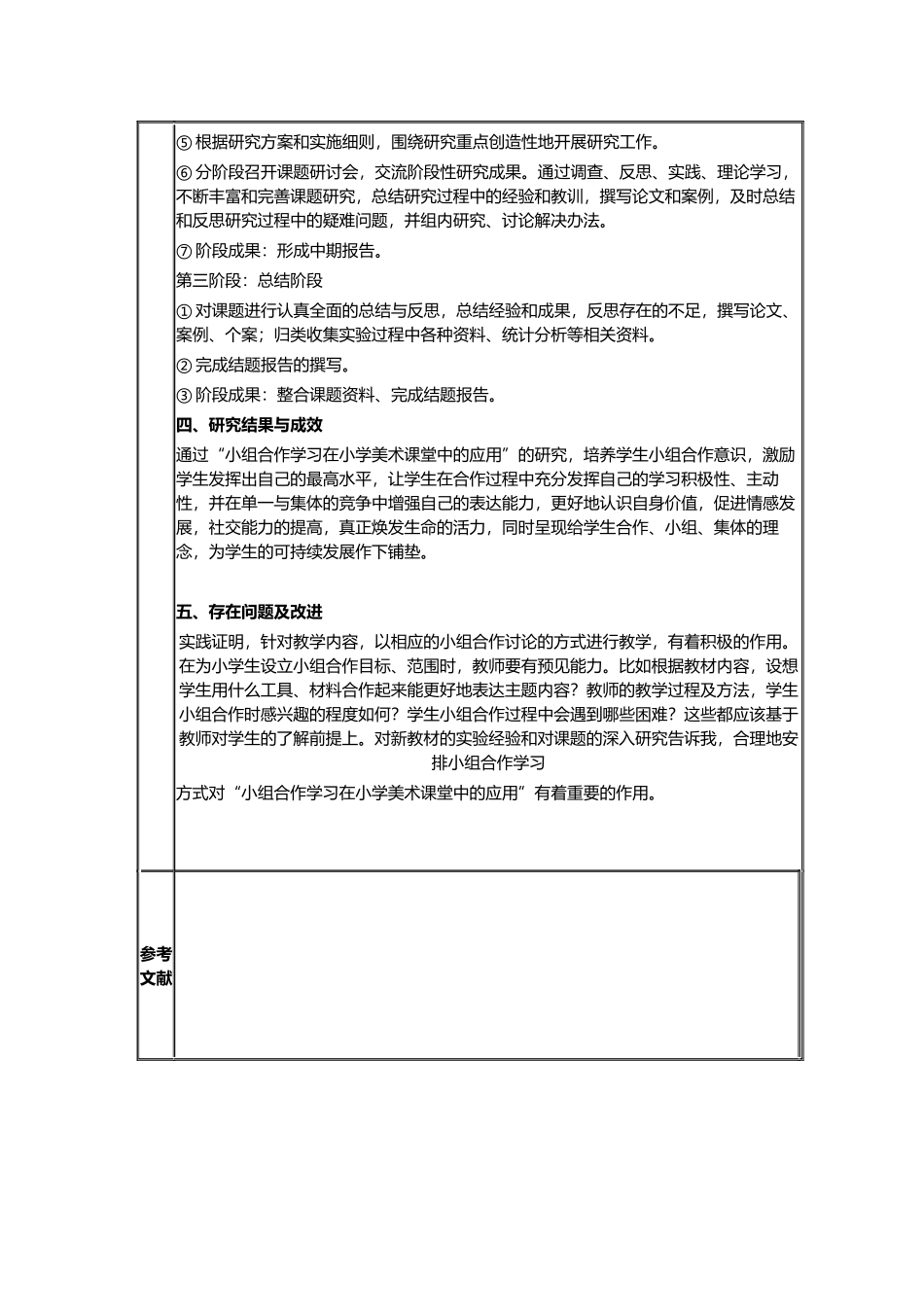 《小组合作学习在小学美术课堂中的应用》结题报告.docx_第3页