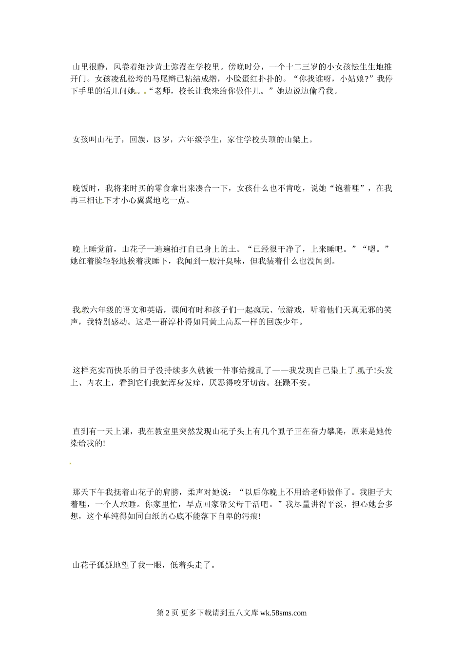 2013年中考语文记叙文阅读专题复习精讲（12份）.doc_第2页