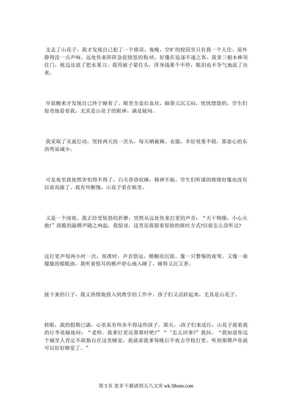 2013年中考语文记叙文阅读专题复习精讲（12份）.doc_第3页