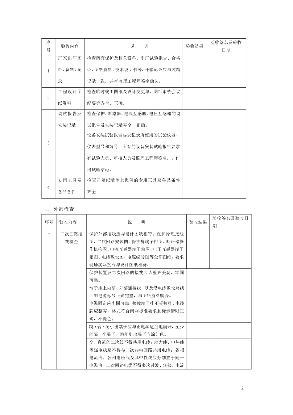 电力工程资料：广东电网公司35kV电容器保护验收文档 - 副本.doc_第2页