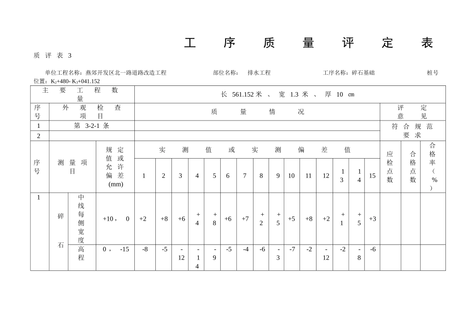电力工程资料：污水管道碎石基础 - 副本.doc_第3页