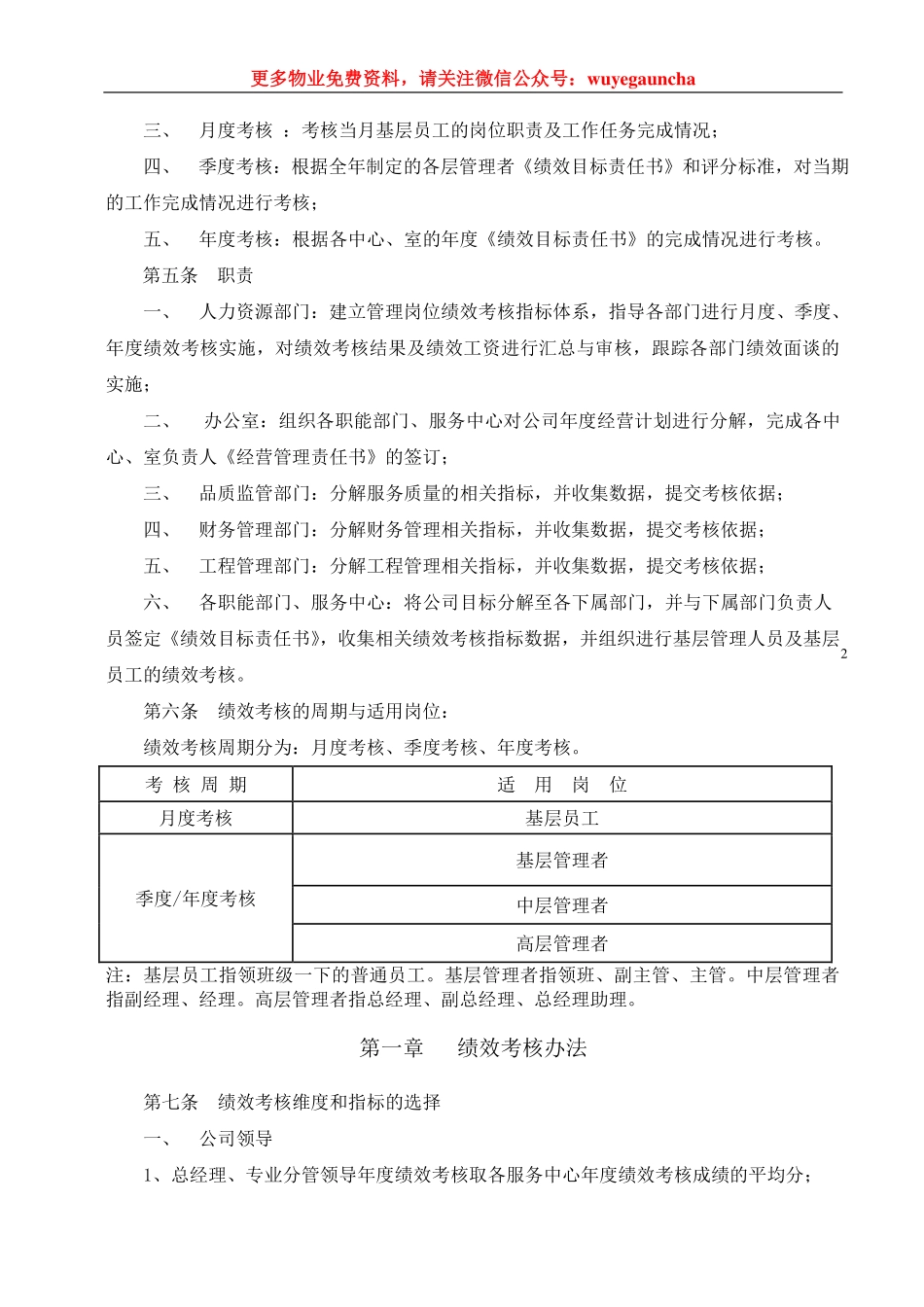 27 保利物业公司绩效考核手册.pdf_第2页