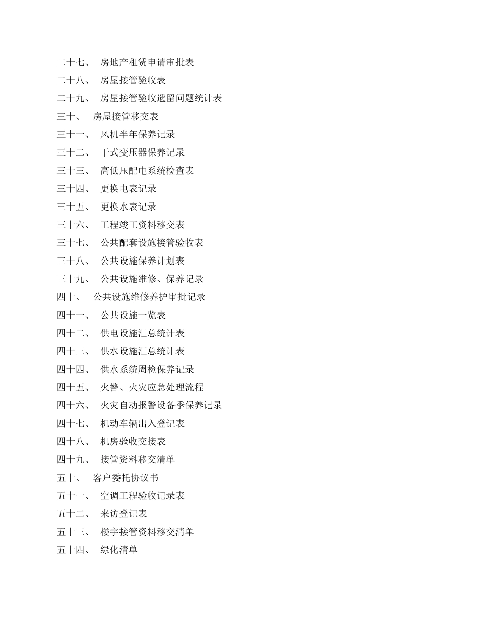 物业管理表格大全.docx_第2页