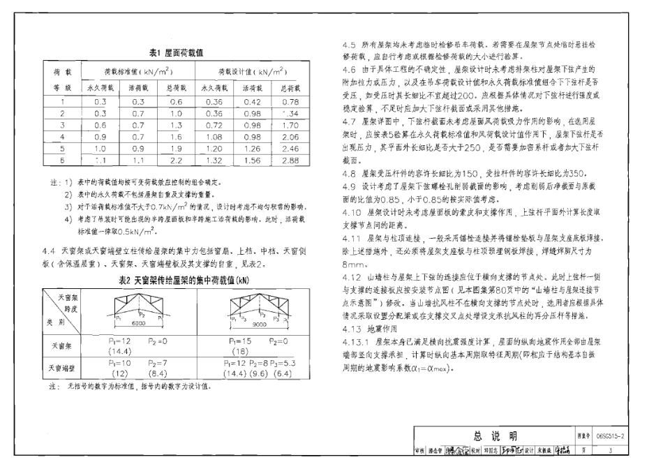 标准规范下载.06SG515-2 轻型屋面梯形钢屋架(剖分T型钢).pdf_第3页