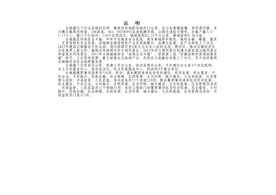 xx县古城镇履职事项清单.xlsx_第2页